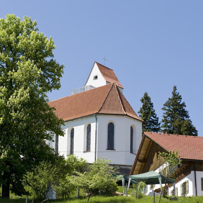Panoramagasthof Auf Dem Auerberg Bernbeuren Kültér fotó