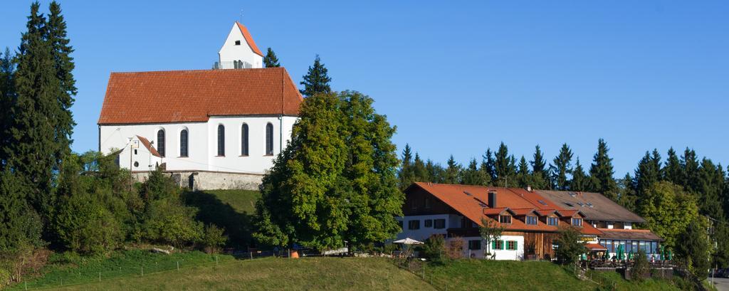 Panoramagasthof Auf Dem Auerberg Bernbeuren Kültér fotó