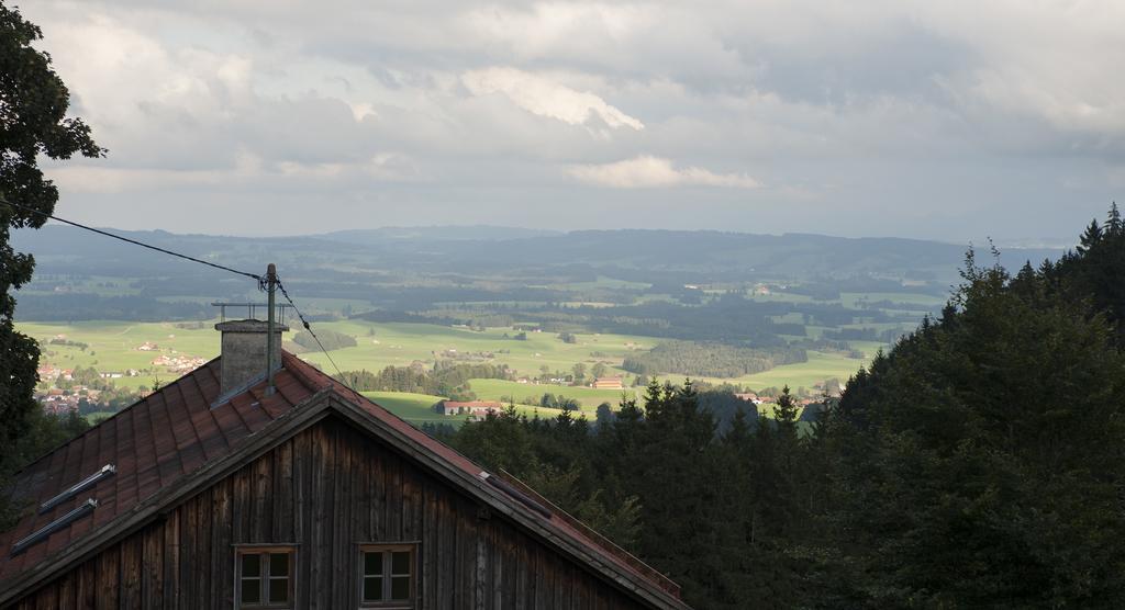Panoramagasthof Auf Dem Auerberg Bernbeuren Kültér fotó