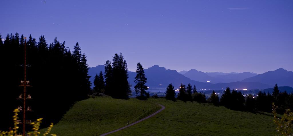 Panoramagasthof Auf Dem Auerberg Bernbeuren Kültér fotó