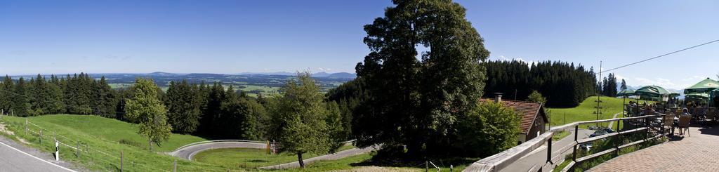 Panoramagasthof Auf Dem Auerberg Bernbeuren Kültér fotó
