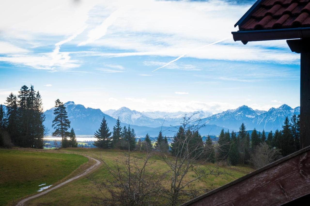 Panoramagasthof Auf Dem Auerberg Bernbeuren Kültér fotó